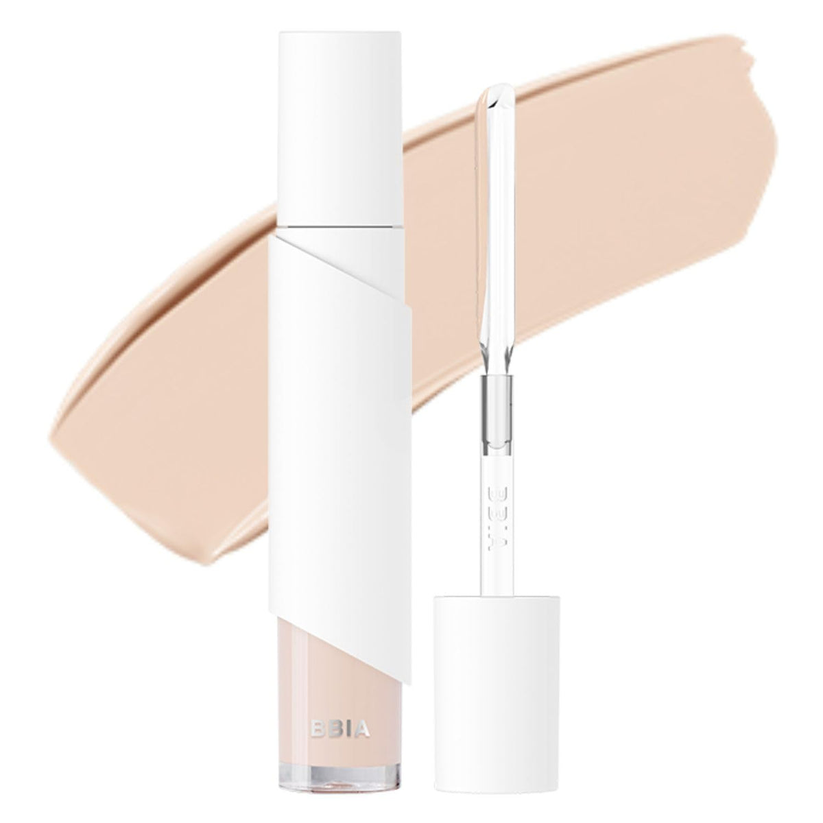 Bbia Eau Stay Concealer, 23 Natural - Lightweight, Long-Lasting, Vegan Korean Makeup, 0.29Oz