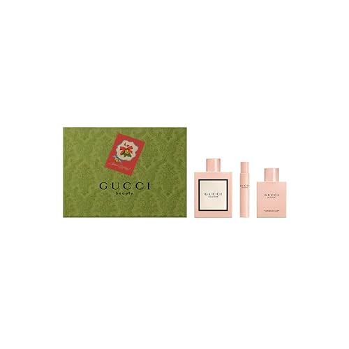 Gucci Bloom Women’S 3 Piece Set: 3.3 Oz Eau De Parfum, Body Lotion & Rollerball