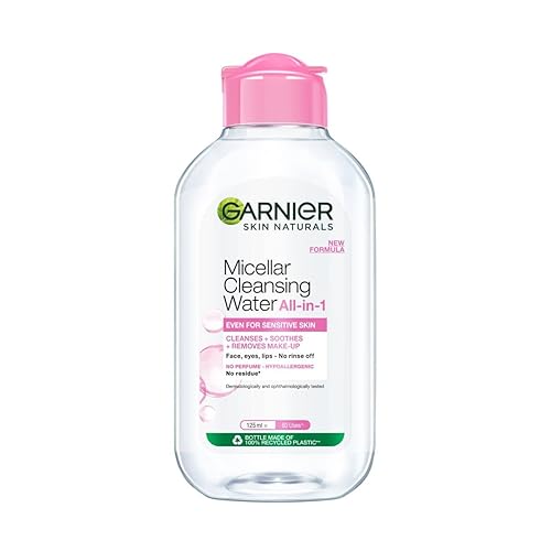 Garnier Micellar Cleansing Water 125Ml - Gentle Makeup Remover & Facial Cleanser