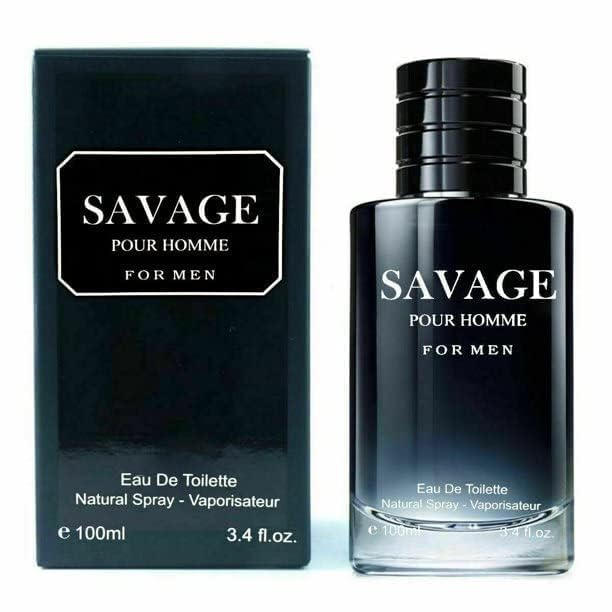 E De B Savage For Men Eau De Toilette 3.4Oz - Fresh Fragrance For Him