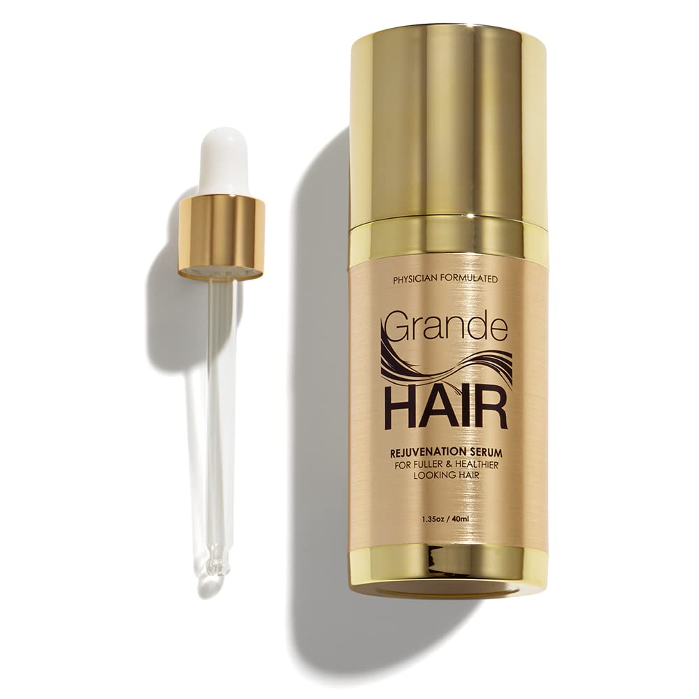 Grande Cosmetics Hair Enhancing Serum, 1.35 Fl Oz - Boost Hair Growth & Thickness