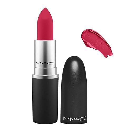 M.A.C Powder Kiss Lipstick - Shocking Revelation, 3G, Moisturizing, Long-Lasting Color