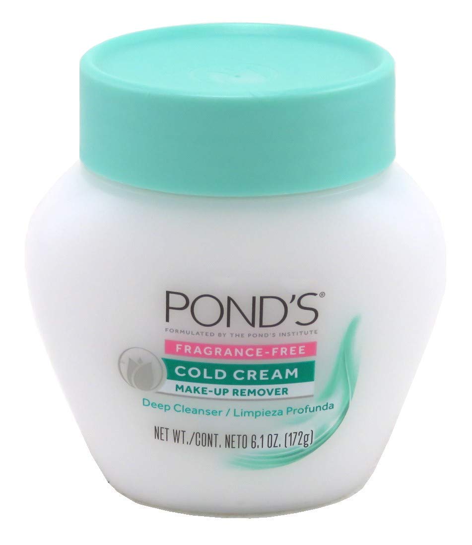 Pond'S Fragrance-Free Cold Cream Make-Up Remover, 6.1 Oz, Pack Of 2