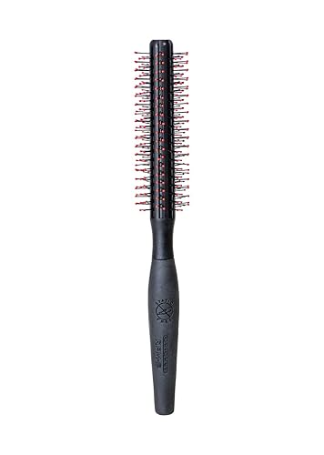 Cricket Static Free 8 Row Round Hair Brush - Curl, Detangle & Style Wet/Dry Hair, All Types