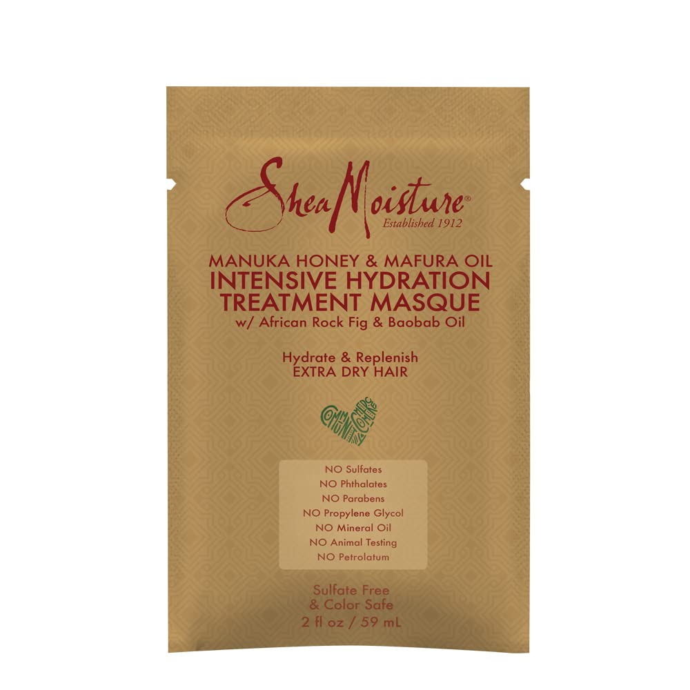 Sheamoisture Manuka Honey & Mafura Oil Hydration Treatment Masque, 2 Oz For Unisex