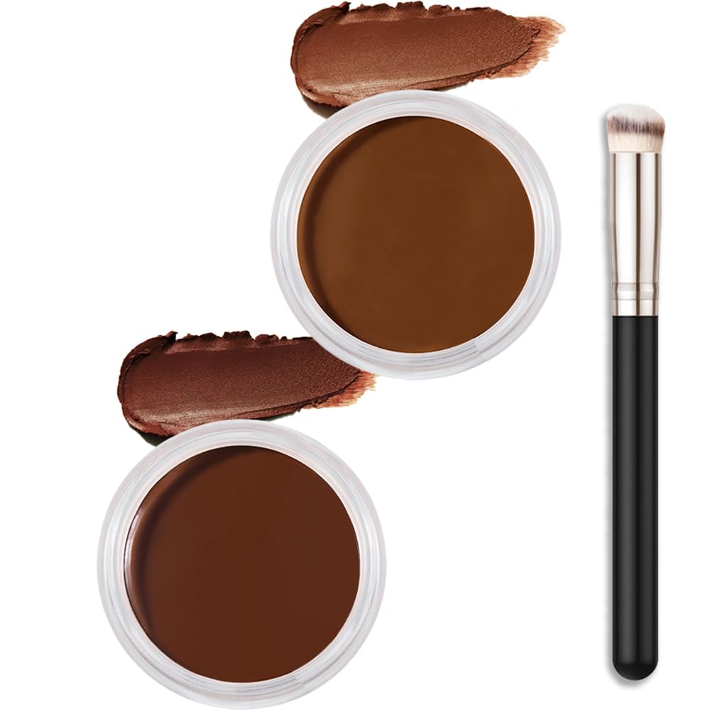 Kaely 2Pcs Concealer Set For Dark Circles, Waterproof Vegan Makeup, Full Coverage 0.28Oz