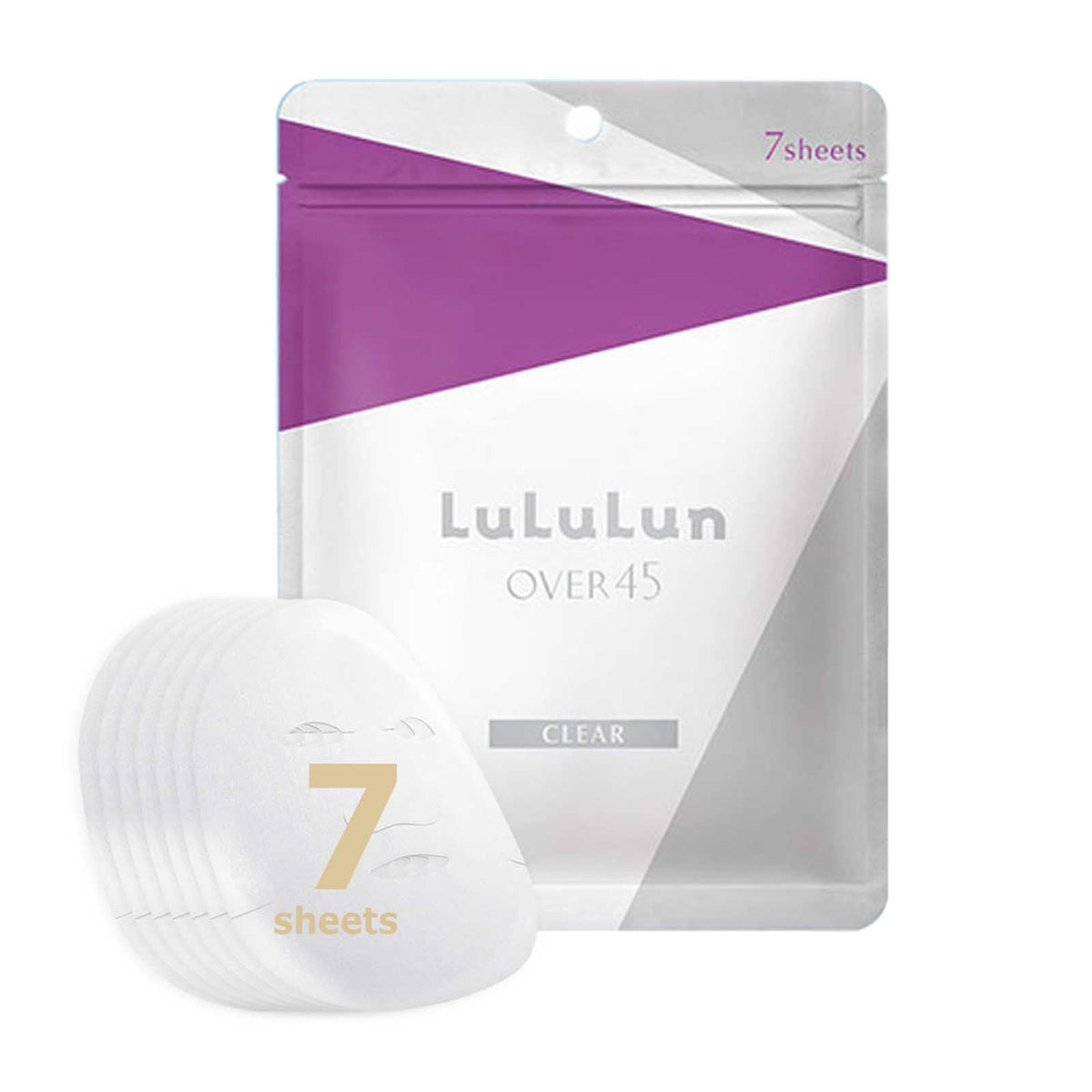 Lululun Anti-Aging Facial Sheet Mask Pack, Hydrating & Moisturizing, 7Pc For Daily Skincare