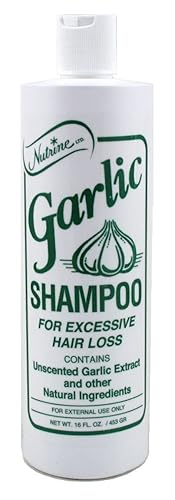 Nutrine Unscented Garlic Shampoo 16 Oz (Pack Of 6) - Nourishing Hair Care Solution