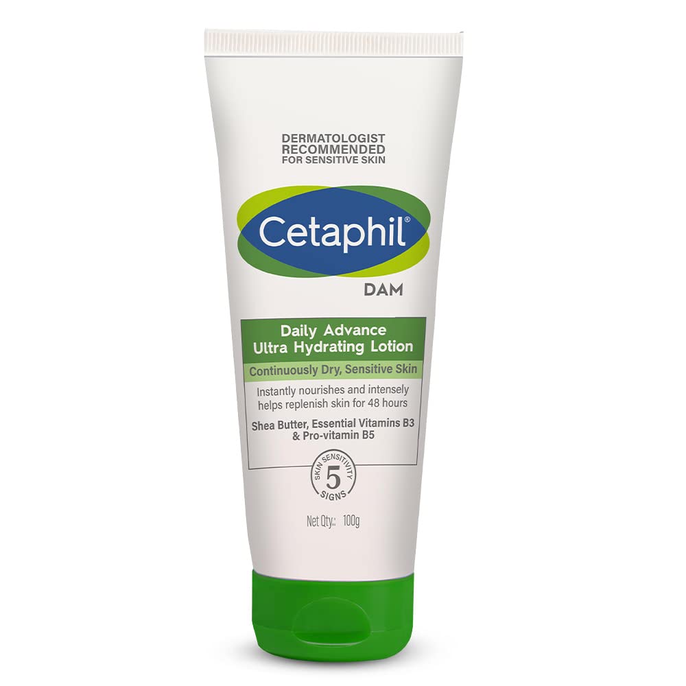 Cetaphil Daily Advance Ultra Hydrating Lotion, 100G - Moisturizer For Dry Skin