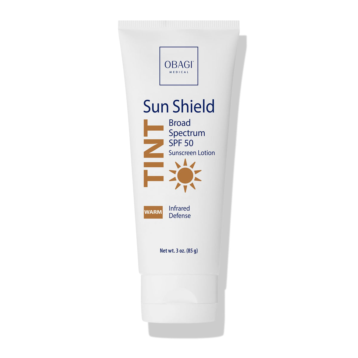 Obagi Sun Shield Tinted Sunscreen Spf 50 - Warm Tint, 3 Oz - Broad Spectrum Protection