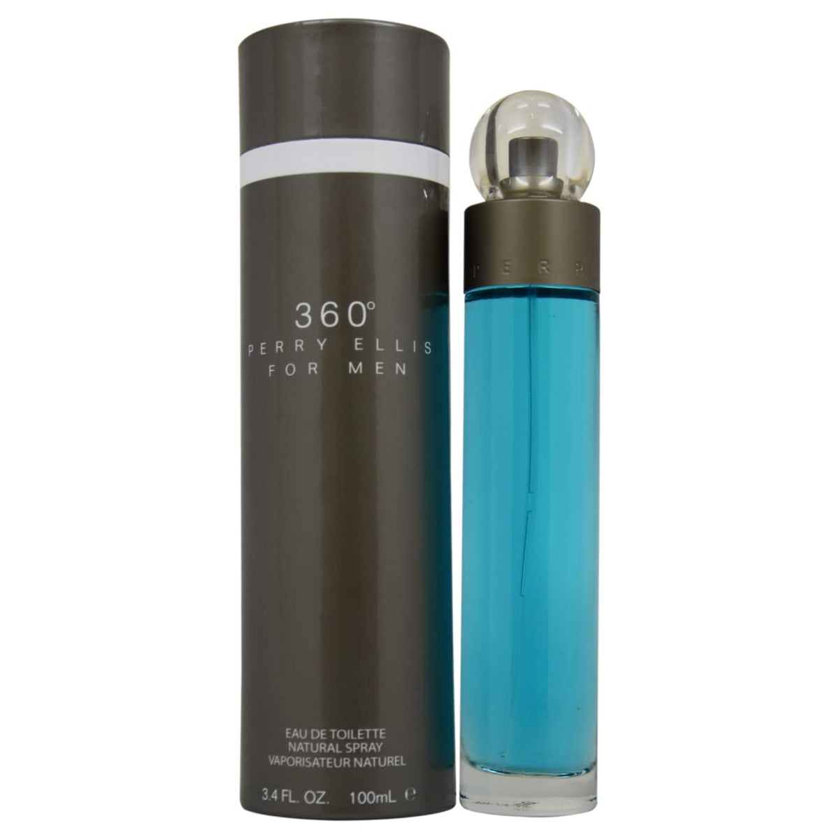 Perry Ellis 360 Eau De Toilette Spray, 100Ml/3.3Oz - Fresh Fragrance For Men