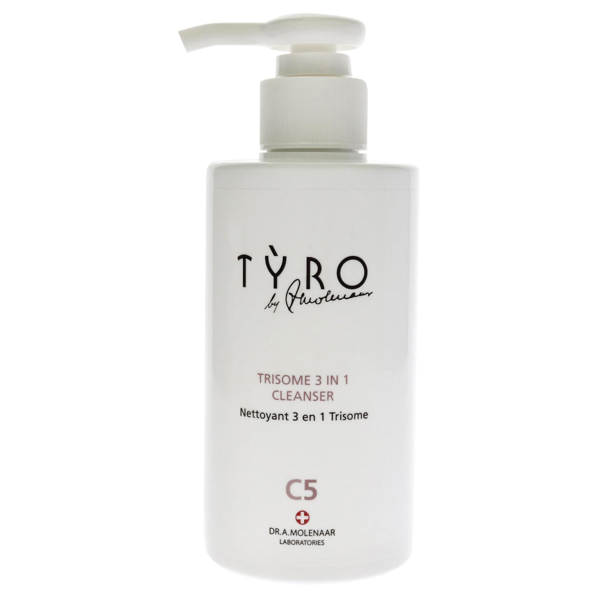 TYRO Trisome 3-in-1 Cleanser, Lightweight Makeup Remover, 6.76 Oz, Cranberry, Moist