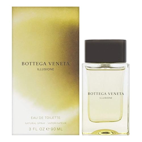 Bottega Veneta Illusione Eau De Toilette Spray for Men, 3.0 Ounce - Fresh, Elegant Fragrance for Everyday Use