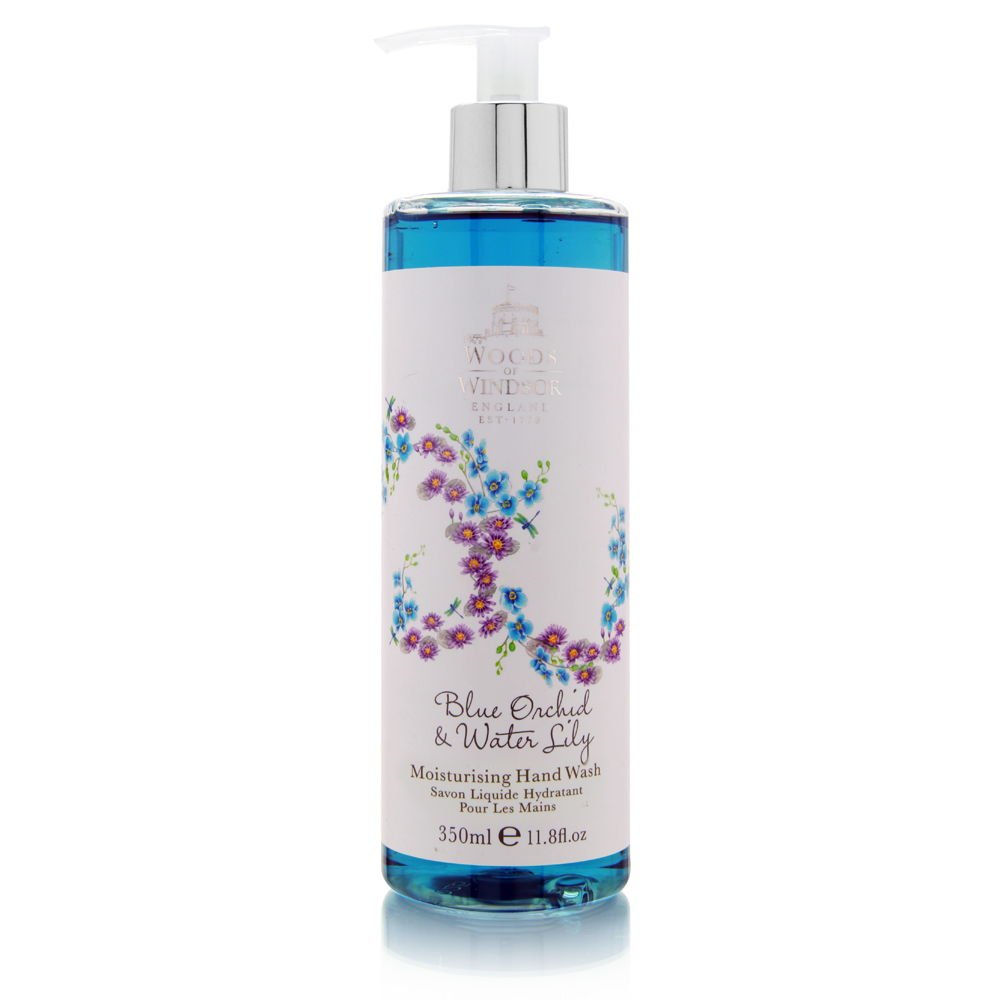 Woods Of Windsor Blue Orchid & Waterlily Hand Wash, 350Ml Moisturising For Her