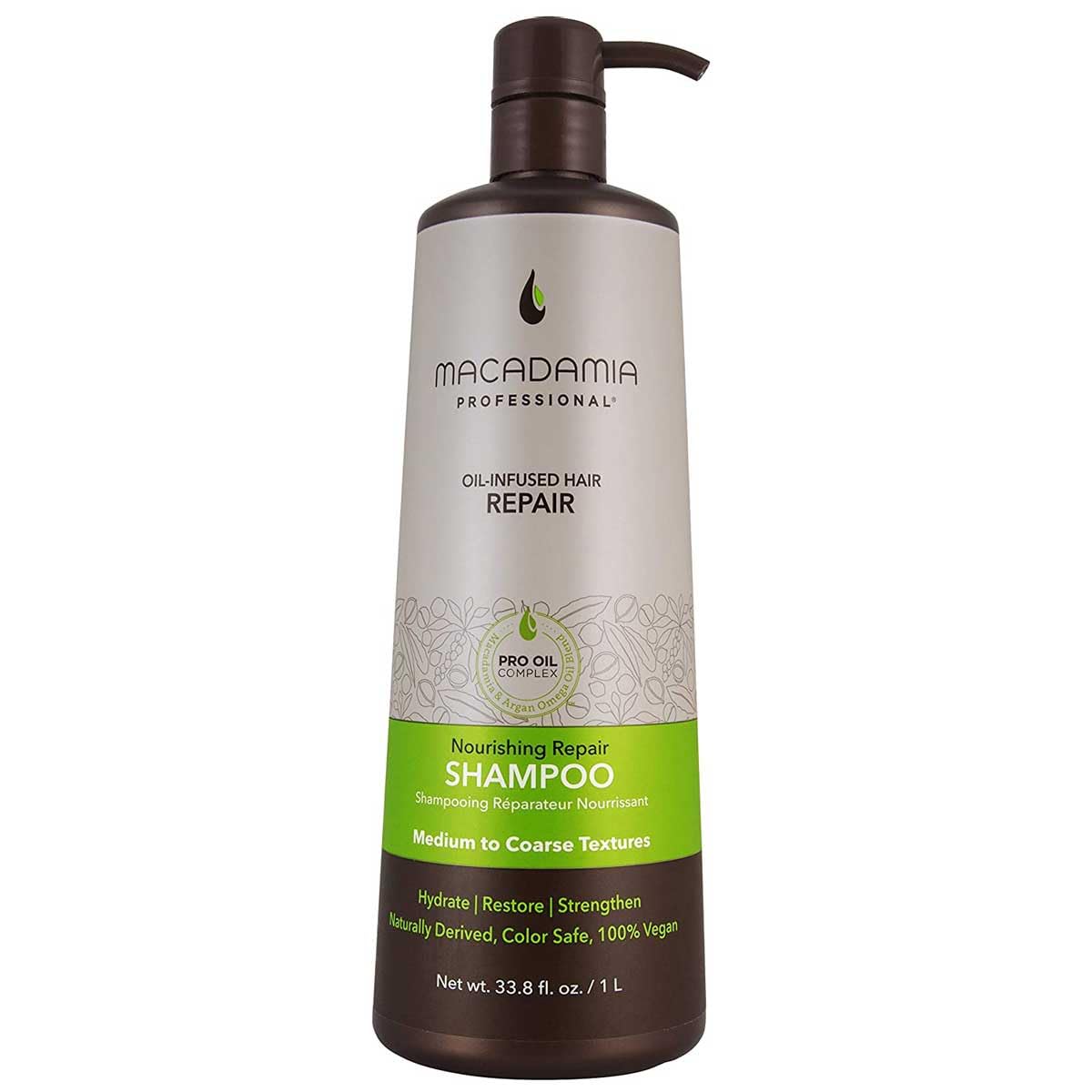 Macadamia Professional Nourishing Repair Shampoo 33.8Oz - Hydration, Shine & Color Protection