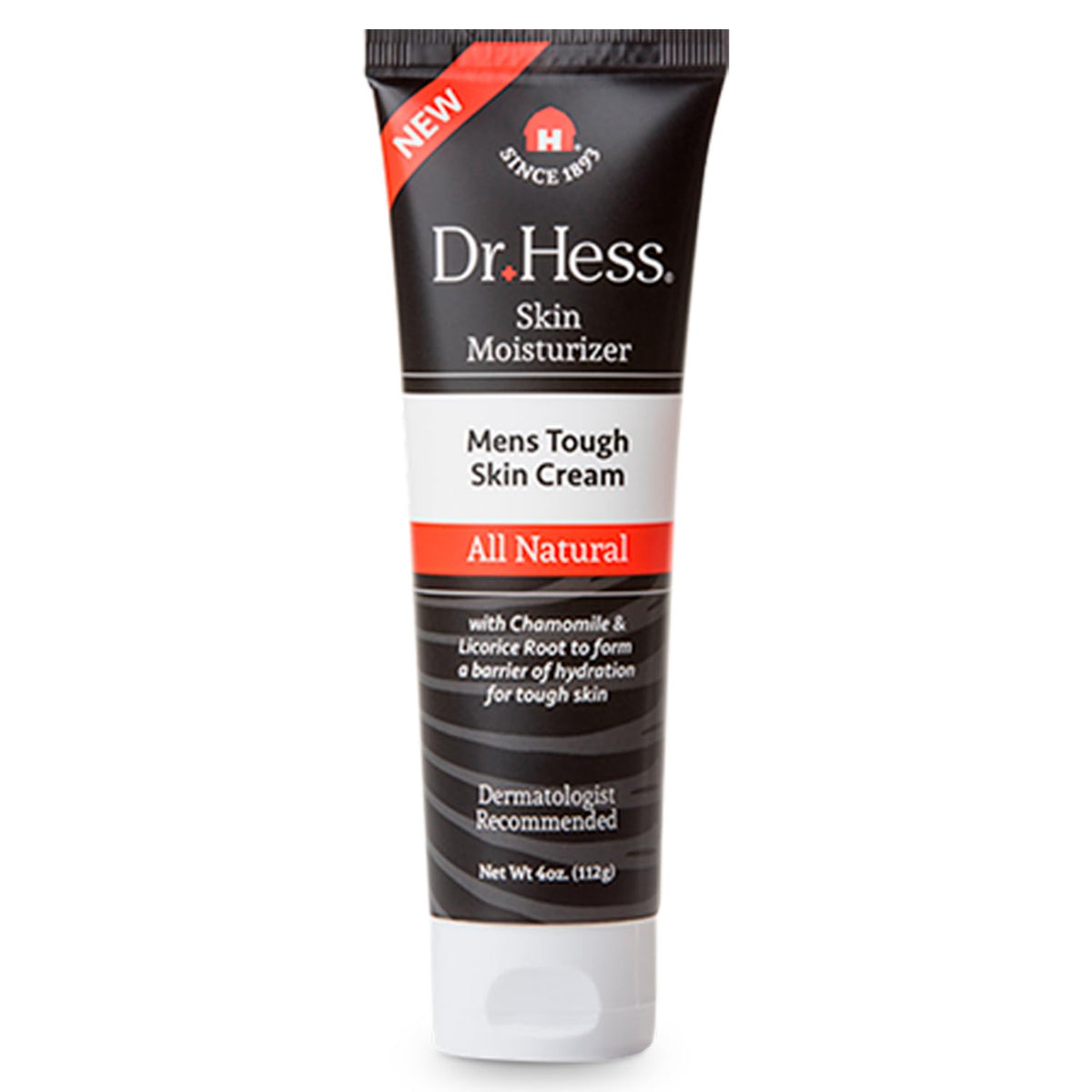 Dr Hess Mens Moisturizer  All Natural Tough Skin Cream with Lanolin  Beeswax  Licorice Root  Chamomile  Hand  Body Lotion to 