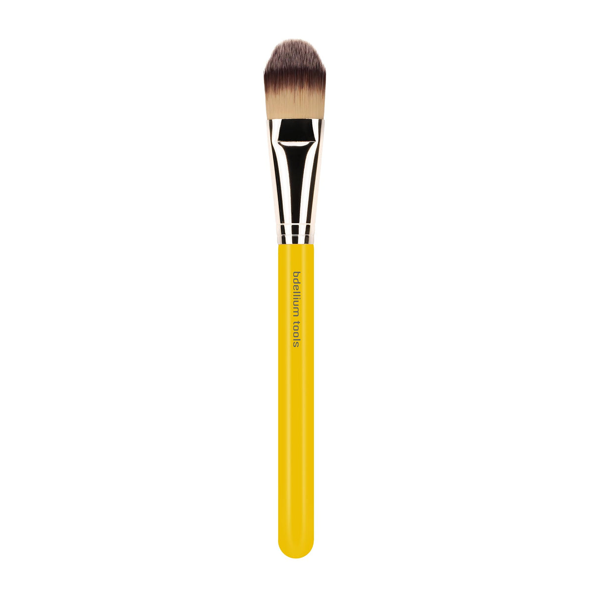 Bdellium Tools Studio Series 948 Foundation Brush - Soft Synthetic Fibers, Yellow, 1pc