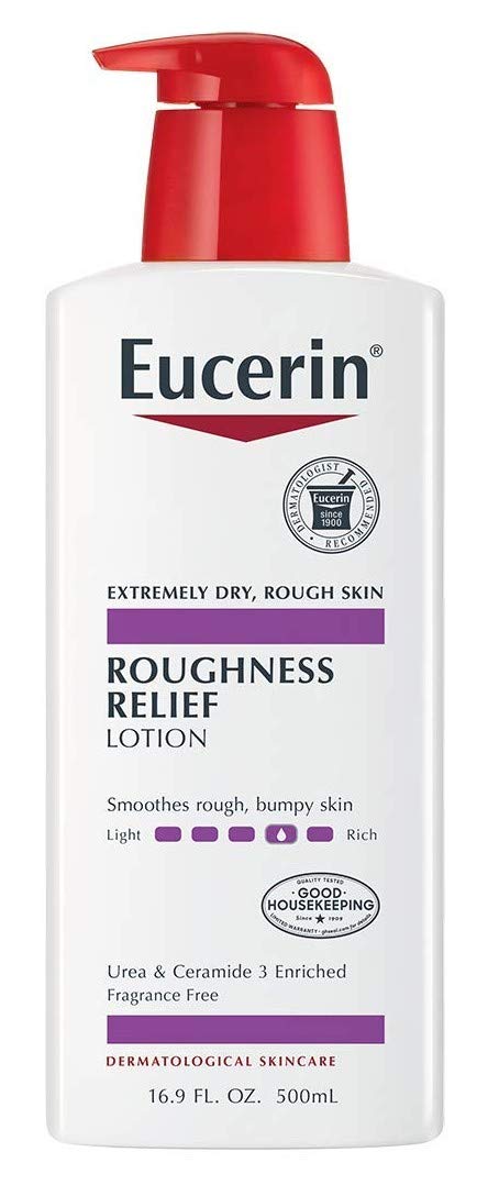 Eucerin Lotion Roughness Relief 16.9 Oz (2 Pack) - Intensive Moisturizer For Dry Skin