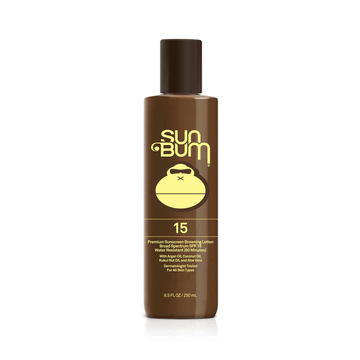 Sun Bum Spf 15 Browning Body Lotion, Water-Resistant Tanning Lotion With Vitamin E, 8.5 Fl Oz