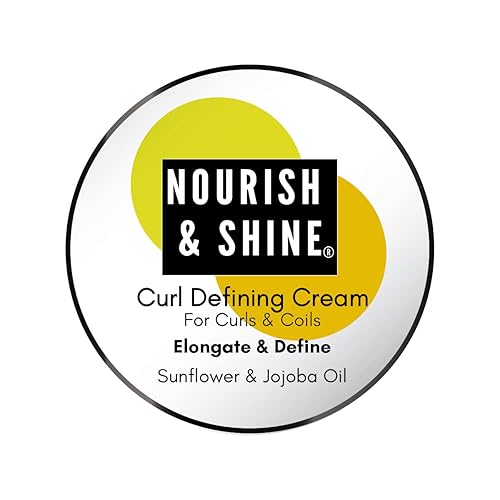 Nourish & Shine Curl Defining Cream - 6 Oz, Moisturizing Hair Cream For Defined Curls