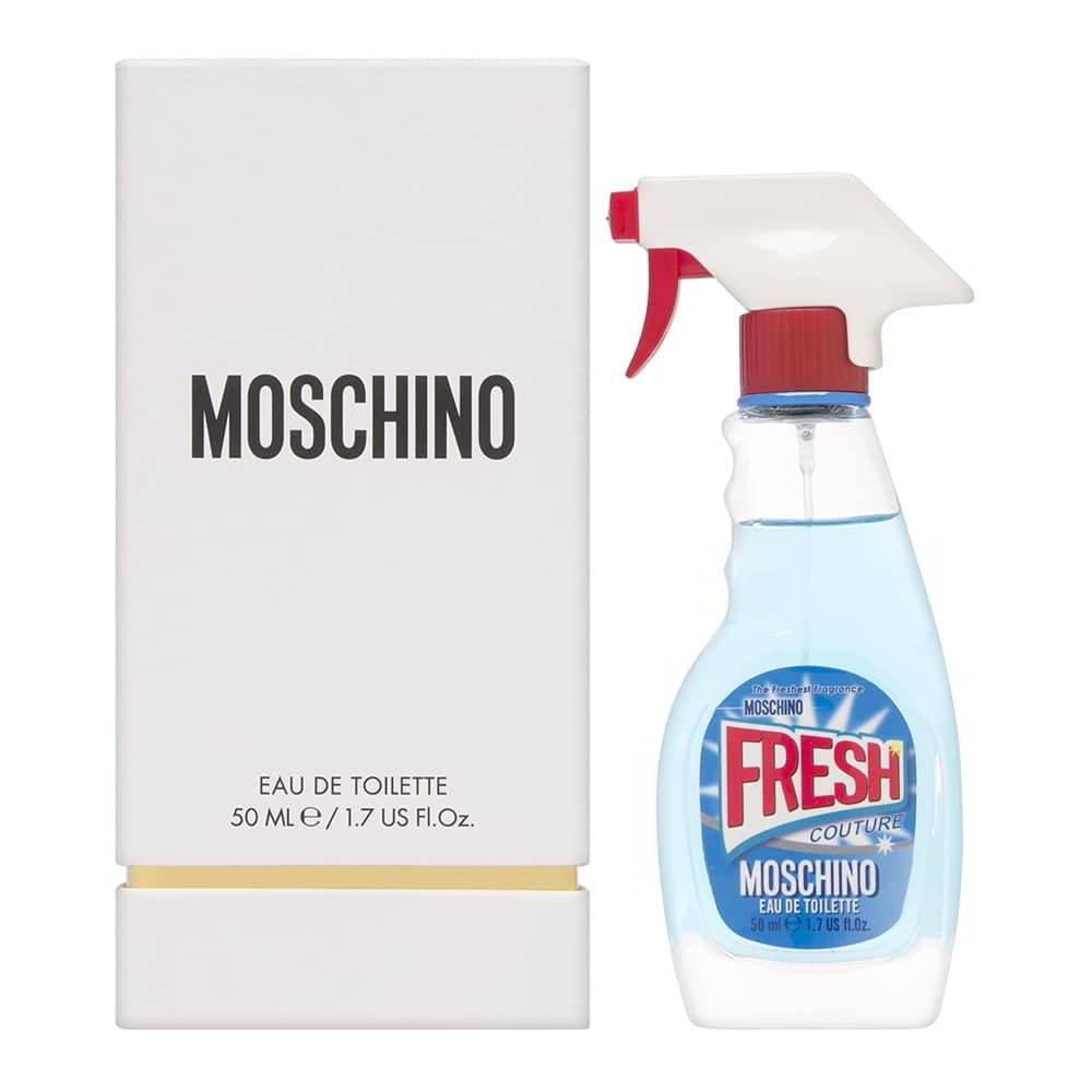 Moschino Fresh Couture Eau de Toilette Spray for Women, 1.7 oz - White Floral Fragrance, Elegant & Chic Perfume