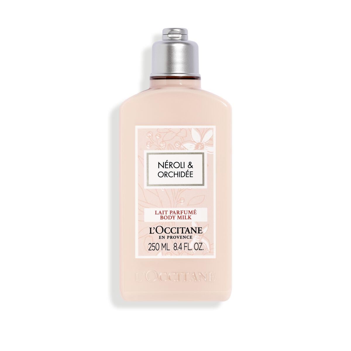 L'Occitane Neroli & Orchidee Body Milk, 8 oz - Vegan Moisturizer for Soft Skin, Floral Scent