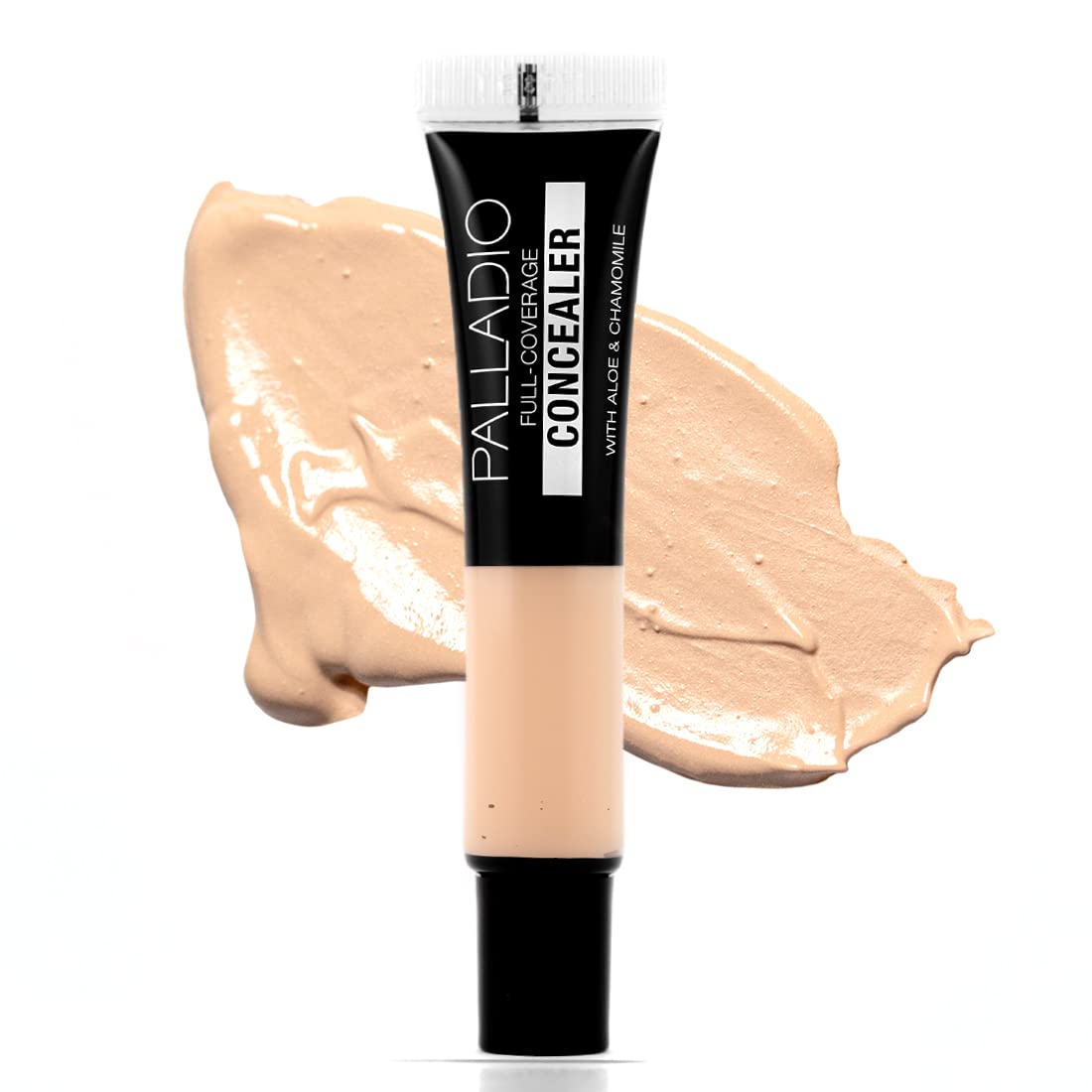 Palladio Full Coverage Concealer - Creamy Eye & Face Concealer, Evens Skin Tone, Custard