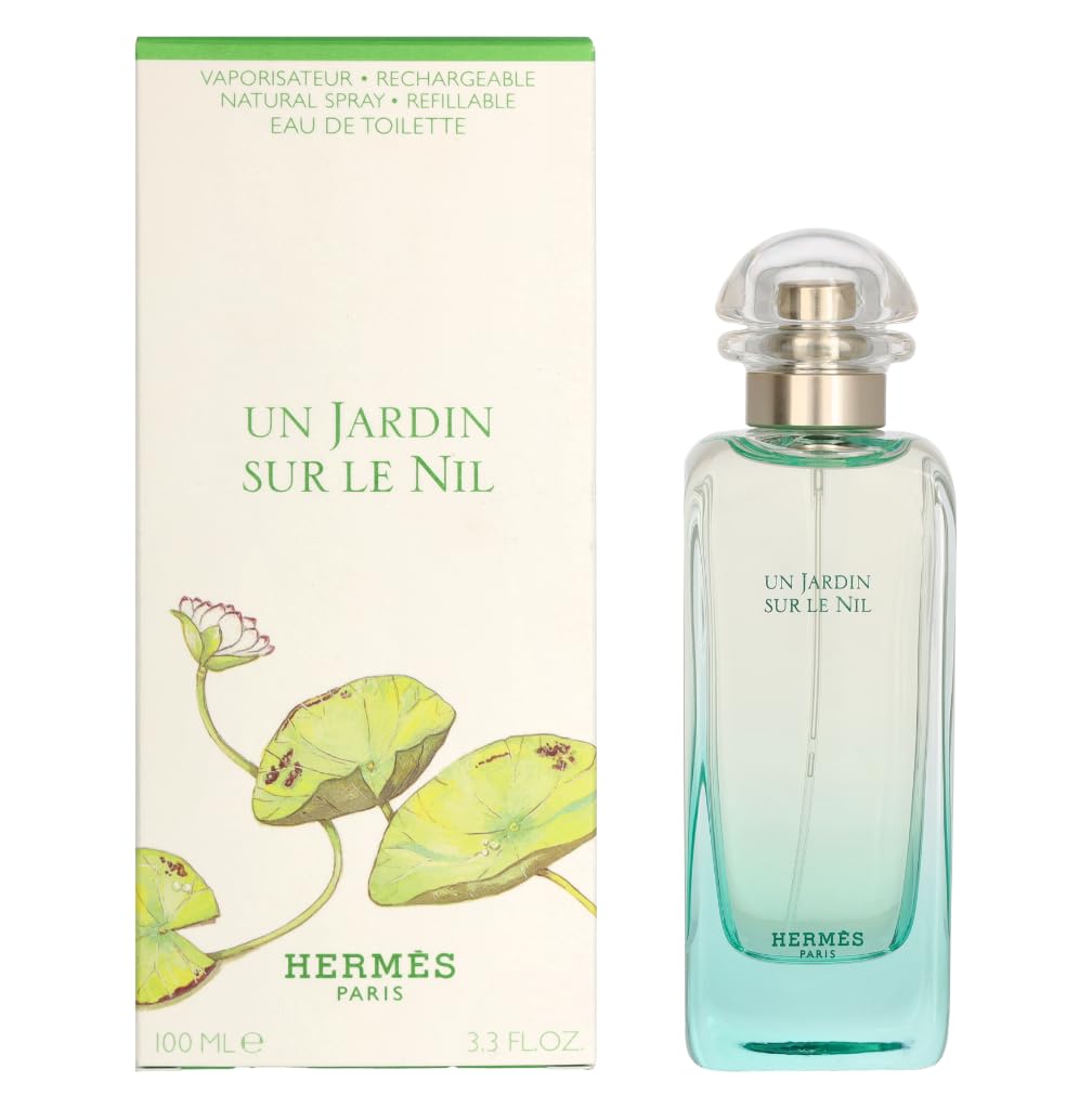 Hermes Un Jardin Sur Le Nil Eau De Toilette Spray 3.3 Oz - Fresh Floral Fragrance