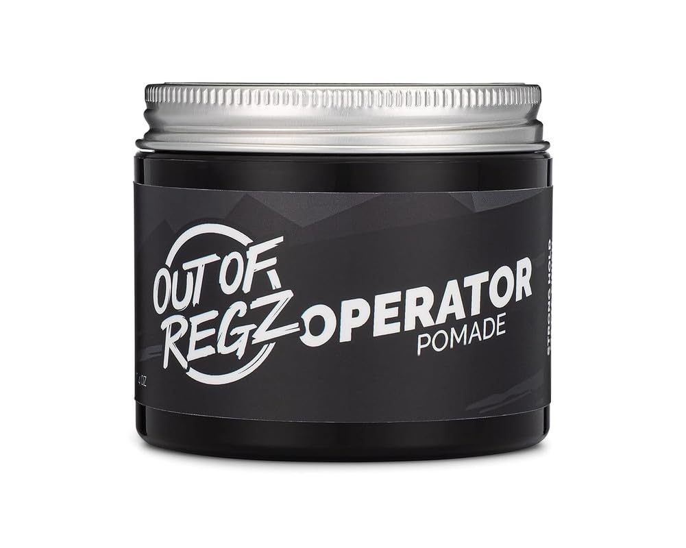 Out Of Regz Water Based Pomade For Men - Strong Hold, Matte Finish, Sweat Resistant, 4 Fl Oz