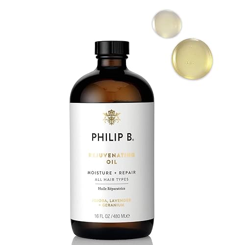 Philip B Rejuvenating Oil 16 Oz - Long-Term Hair Repair For Strength, Shine & Youthful Bounce