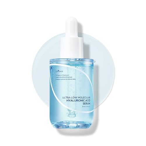 Isntree Hyaluronic Acid Serum 50Ml - Quick Absorbing Deep Hydration | Vegan Korean Skincare