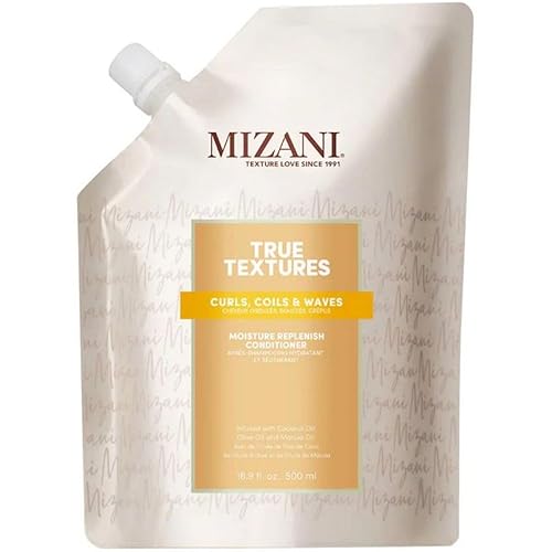 Mizani True Textures Moisture Replenish Conditioner For Curly Hair, 16.9 Fl Oz - Silicone & Paraben