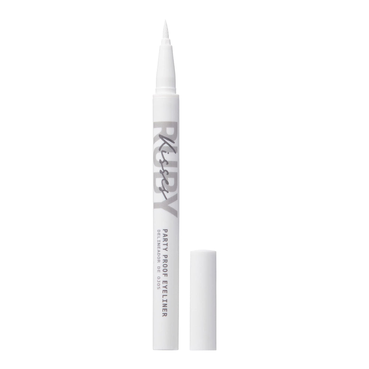 Ruby Kisses Waterproof Eyeliner, Pastel Snow White, Felt-Tip, Long-Lasting, 0.02 Fl Oz