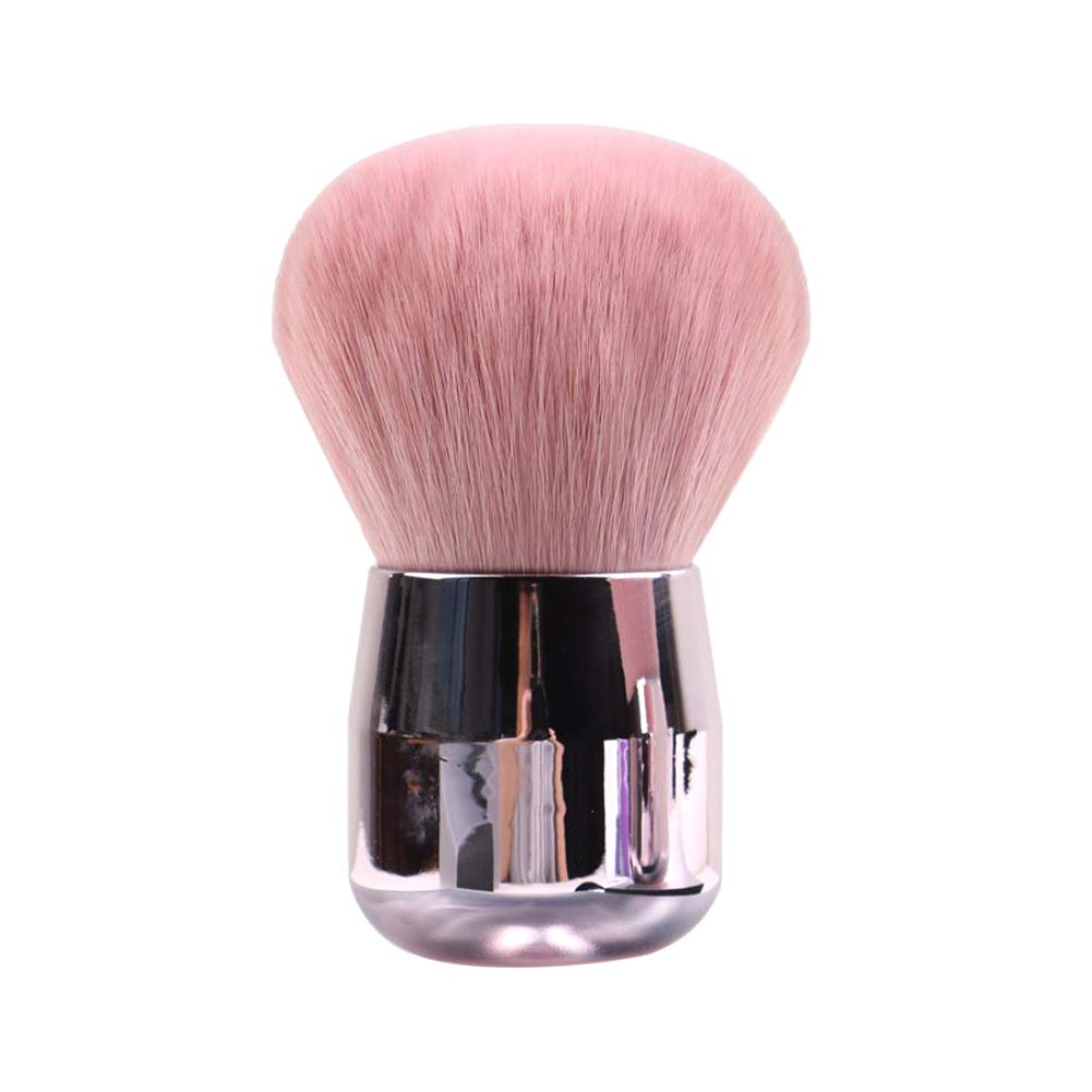 Josalinas Kabuki Makeup Brush - Round Top For Blending, Contouring, And Bb Cream - Pink