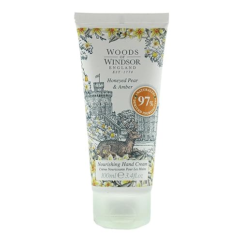 Woods Of Windsor Honeyed Pear & Amber Hand Cream, 3.4 Fl. Oz - Nourishing & Moisturizing