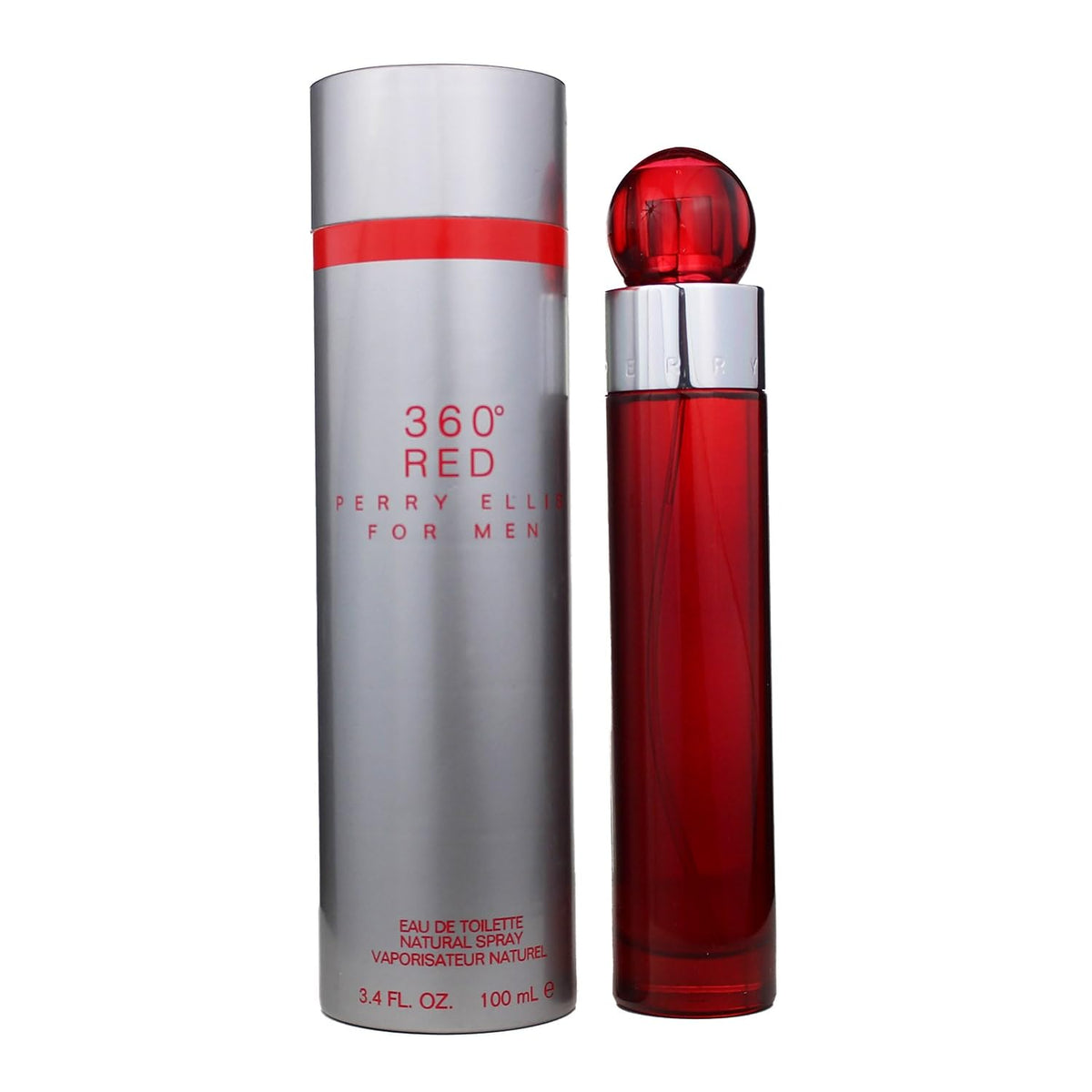 Perry Ellis 360 Red Eau De Toilette Spray 3.3Oz - Men'S Fragrance, Fresh & Invigorating