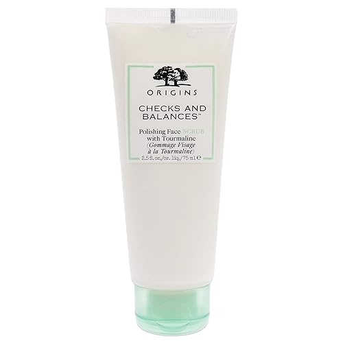 Origins Checks And Balances Face Scrub - Unisex Exfoliating Cleanser, 2.5 Fl Oz