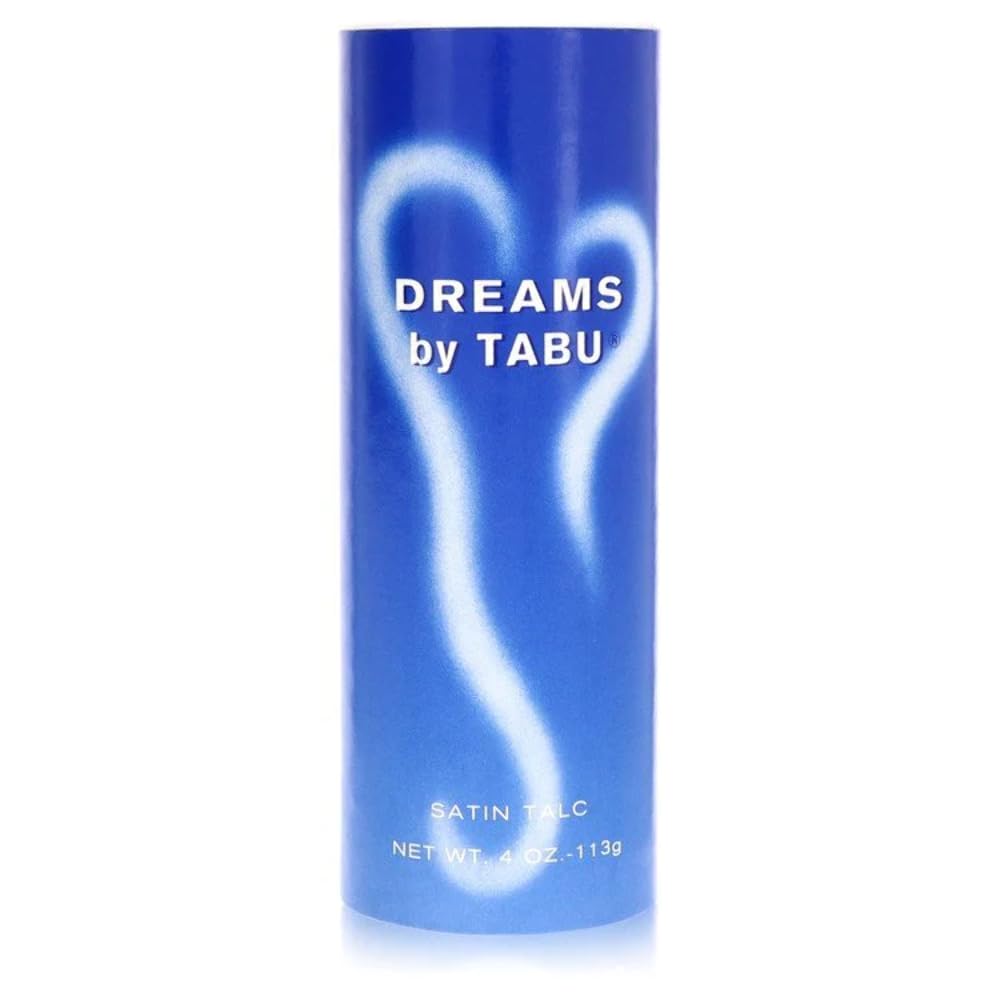 Dana Dreams By Tabu Satin Talc 4 Oz - Silky Soft Body Powder For Freshness And Comfort