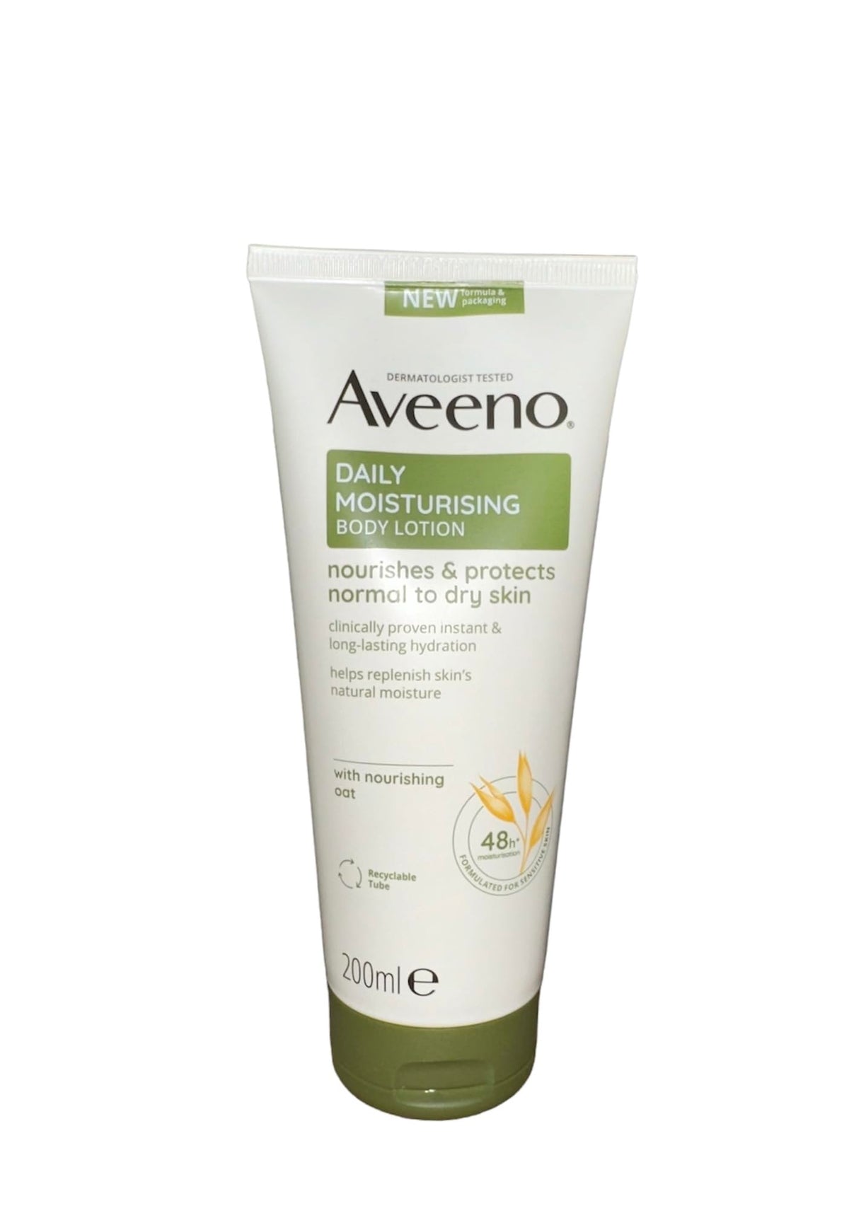 Aveeno Daily Moisturizing Lotion 200Ml With Natural Colloidal Oatmeal - Hydrating Skin Care