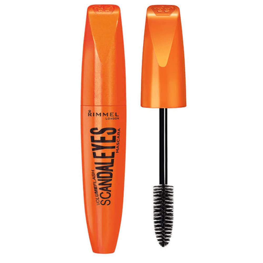 Rimmel London Scandaleyes Waterproof Mascara, Long-Wearing & Smudge-Proof, Black, 0.41Oz