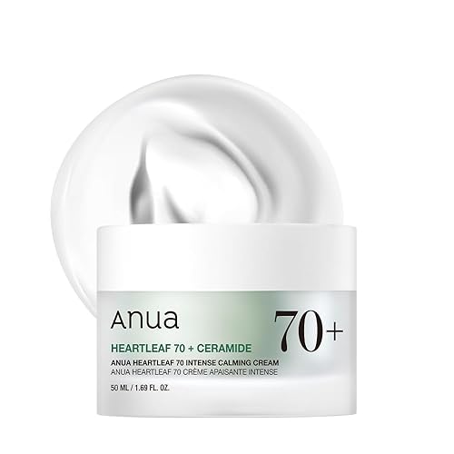 Anua Heartleaf 70 Intense Calming Cream With Ceramide & Panthenol - 50Ml Korean Skincare