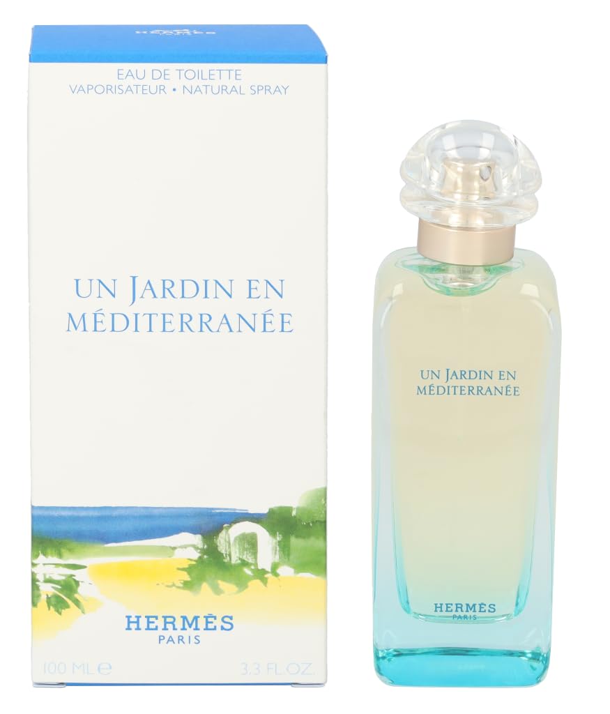 Un Jardin En Mediterranee by Hermes Women's Eau De Toilette Spray, 3.3 Fl Oz - Multicolor Fragrance for a Refreshing Experience