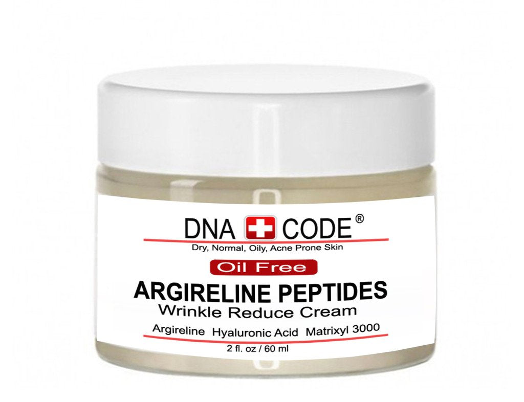 DNA CODE Oil-Free Argireline Peptides Cream with Hyaluronic Acid & Matrixyl 3000 - 2 Count