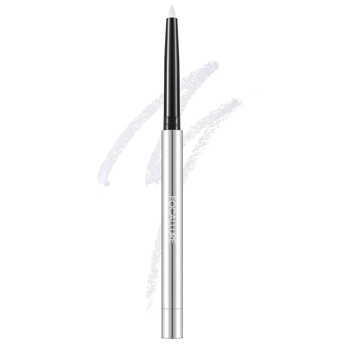 Focallure Waterproof Eyeliner Pencil With Sharpener, Smudge Proof Gel Liner, White