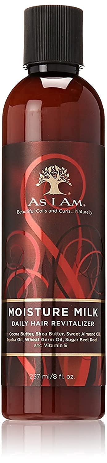 AS I AM Moisture Milk Daily Hair Revitalizer, 8 Oz - Hydrating Hair Care by Avlon