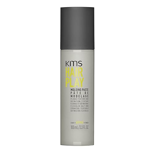 Kms Hairplay Molding Paste, 3.3 Fl Oz - Texture, Shine, Pliable Hold, Unisex Styling Product