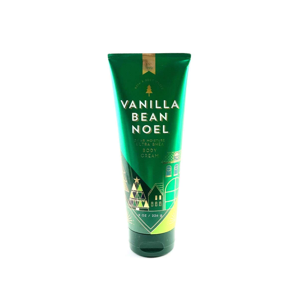 Bath & Body Works Vanilla Bean Noel Ultra Shea Body Cream, 8Oz, Multicoloured