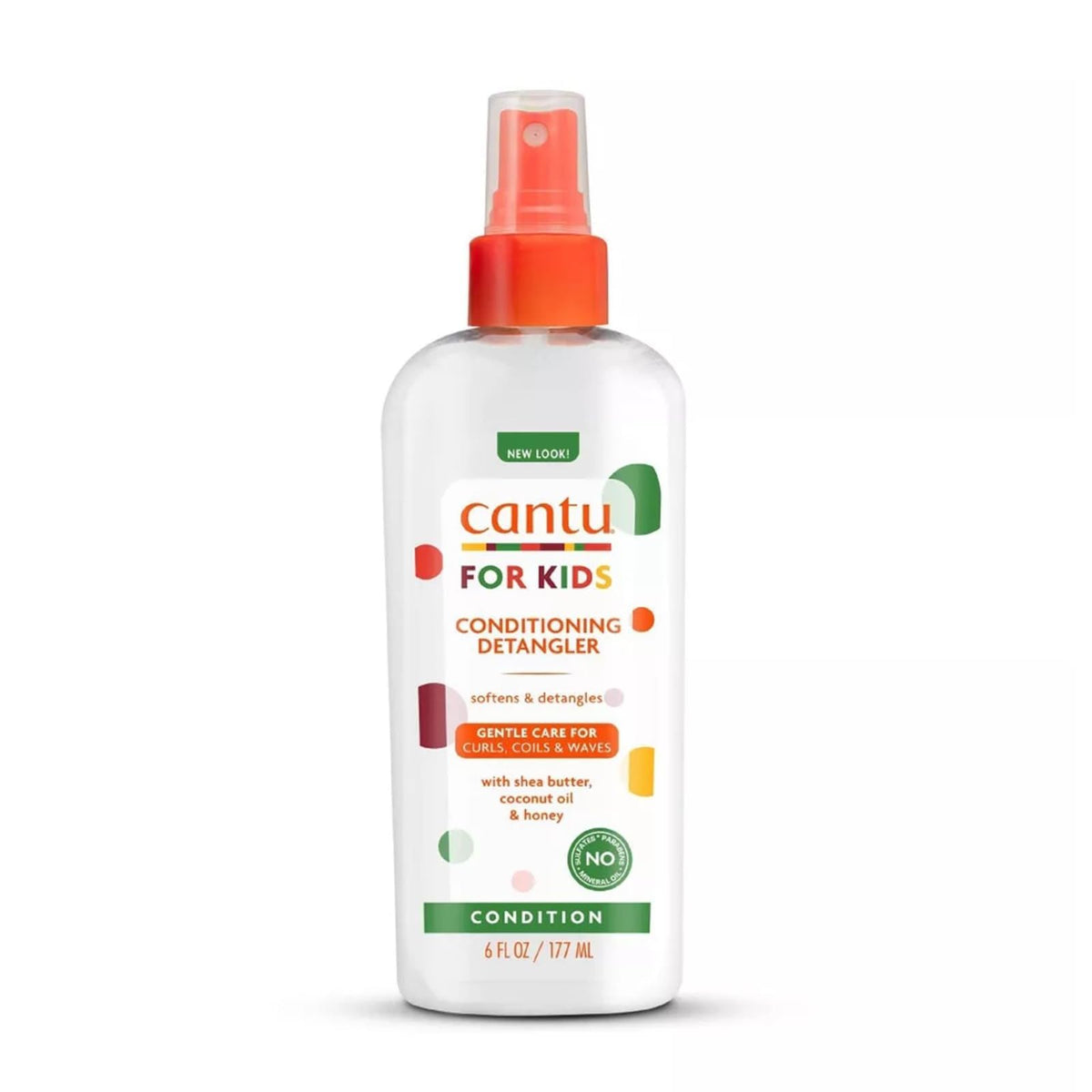 Cantu Care For Kids Conditioning Detangler, Coconut, 6 Fl Oz - Tangle-Free Hair Solution