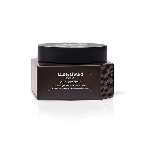 Saphira Mineral Mud Hair Mask - Deep Healing Treatment For Dry, Damaged, Color-Treated Hair, 3 Oz