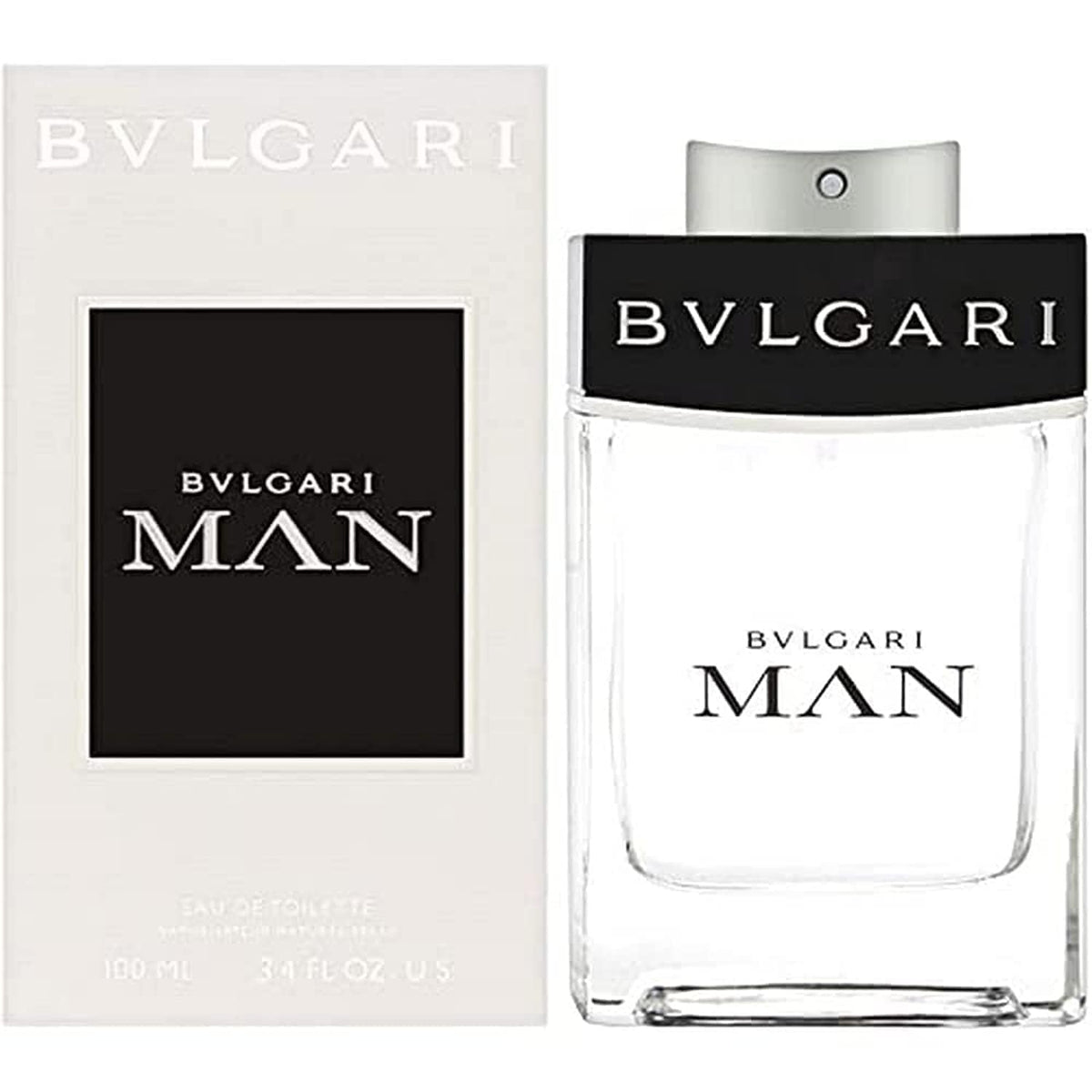 Bvlgari Man 3.4 Oz Eau De Toilette Spray For Men - Luxury Fragrance By Bvlgari